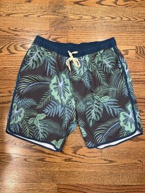 Men's Fair Harbor Anchor Trunk Navy Evergreen Size M